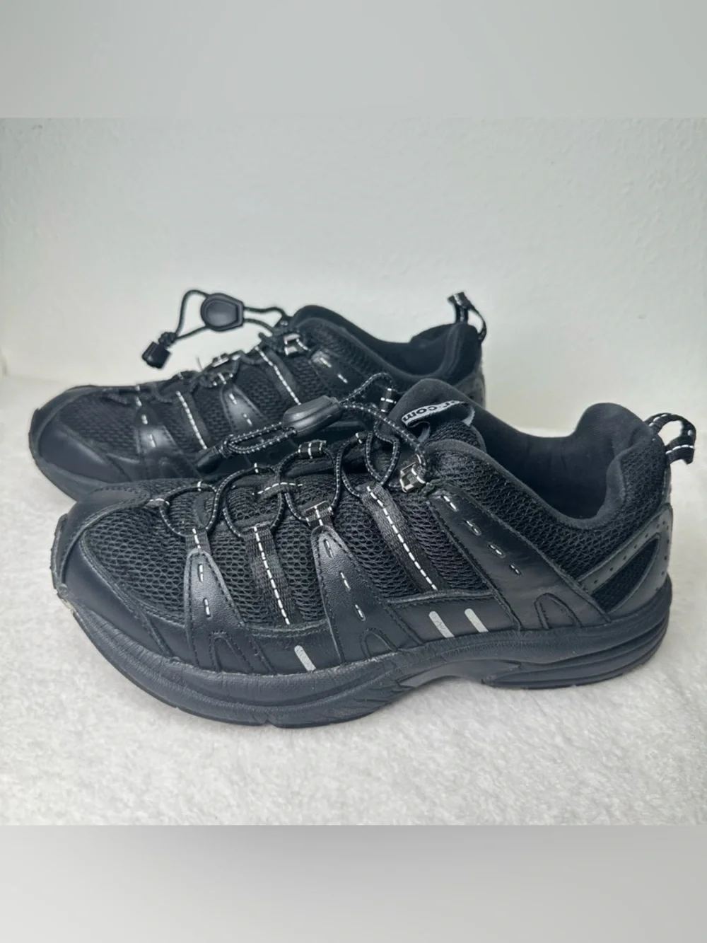 Dr. Comfort Men's Black Athletic Lightweight Cross-Trainer Size 8XW